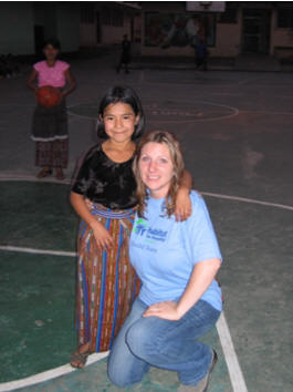Shannon with young girl